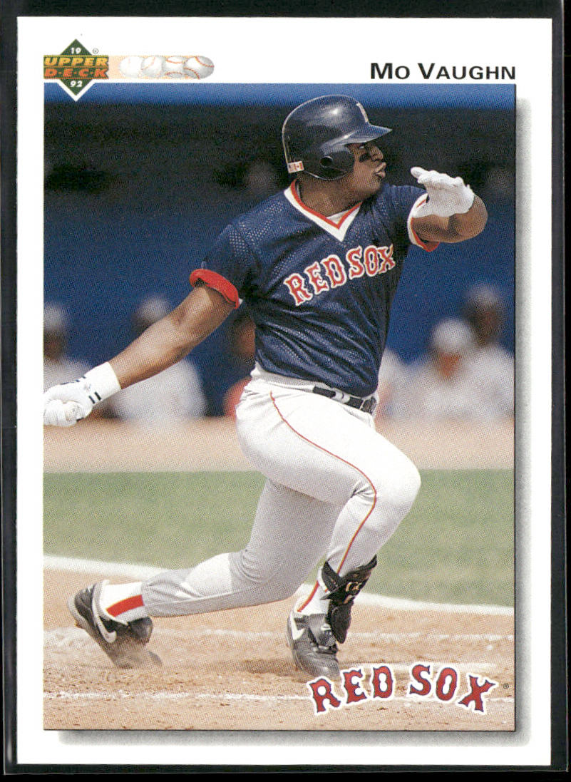 Mo Vaughn 1992 Upper Deck #445 Boston Red Sox