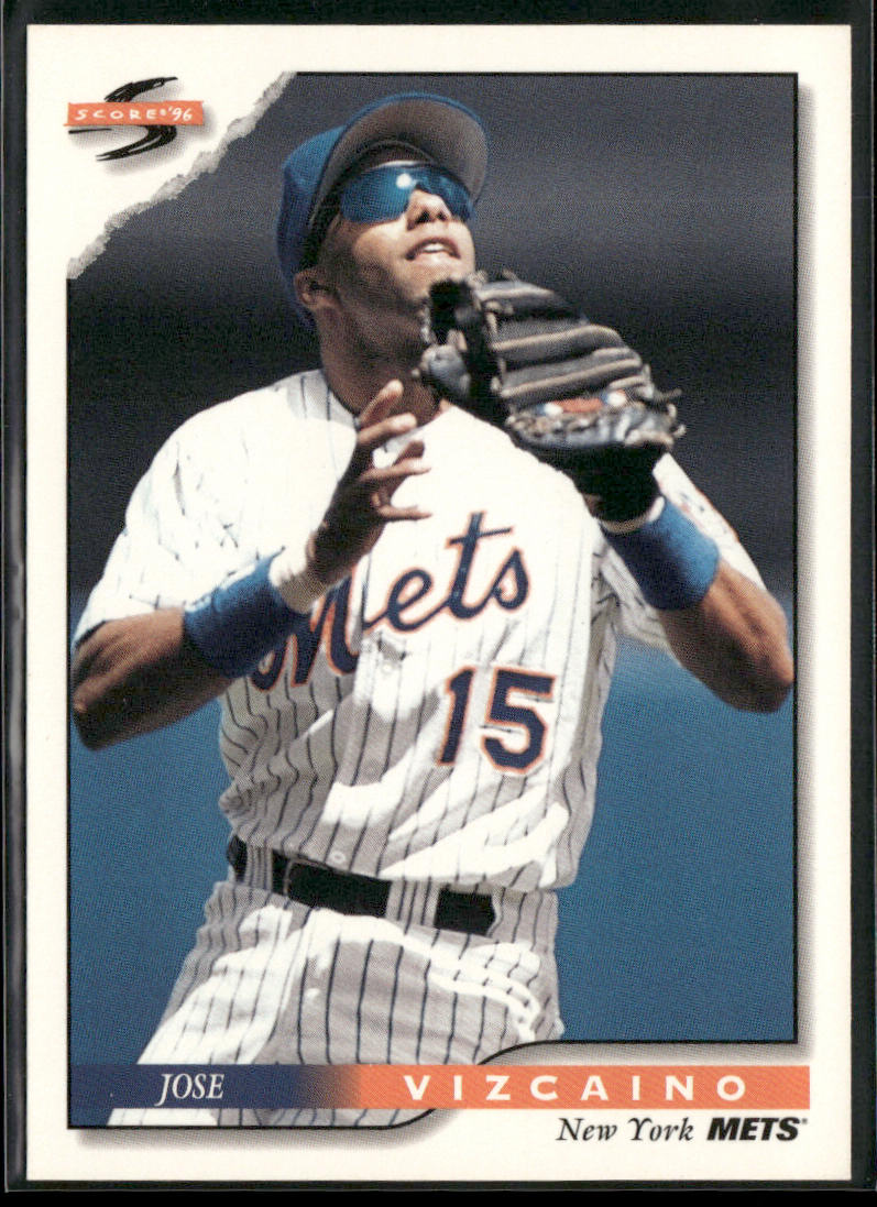 Jose Vizcaino 1996 Score #214 New York Mets