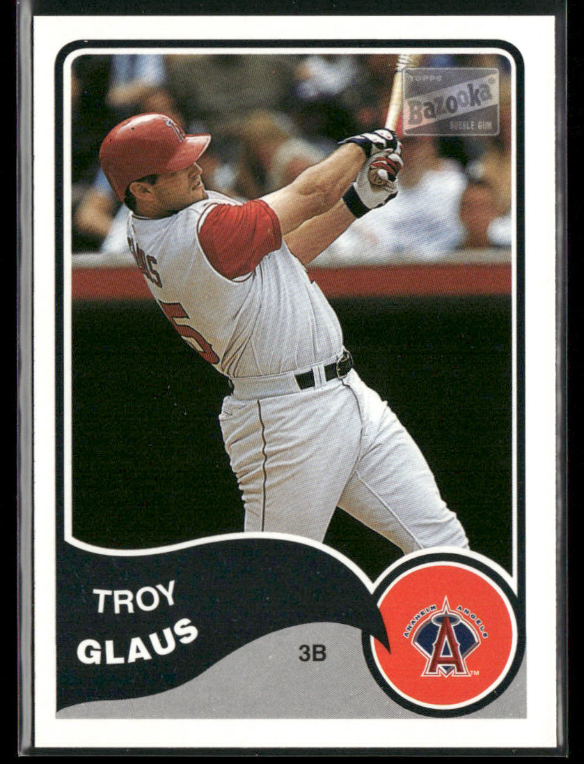Troy Glaus 2003 Bazooka #123 Anaheim Angels