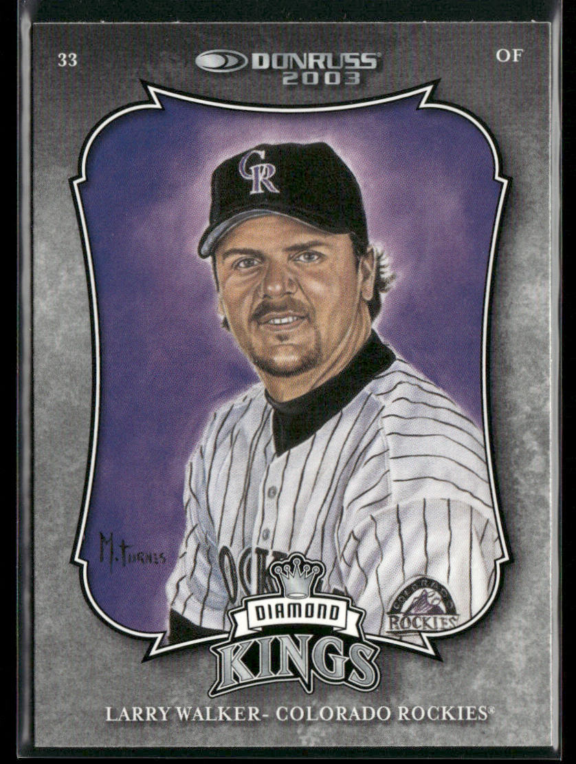 Larry Walker 2003 Donruss #17 Colorado Rockies