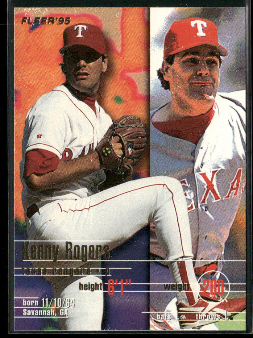 Kenny Rogers 1995 Fleer #296 Texas Rangers