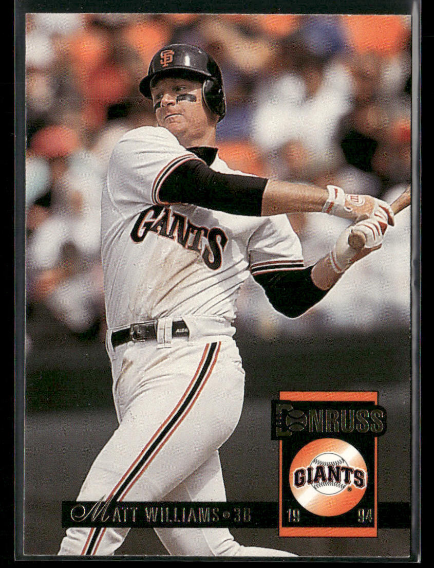 Matt Williams 1994 Donruss #370 San Francisco Giants