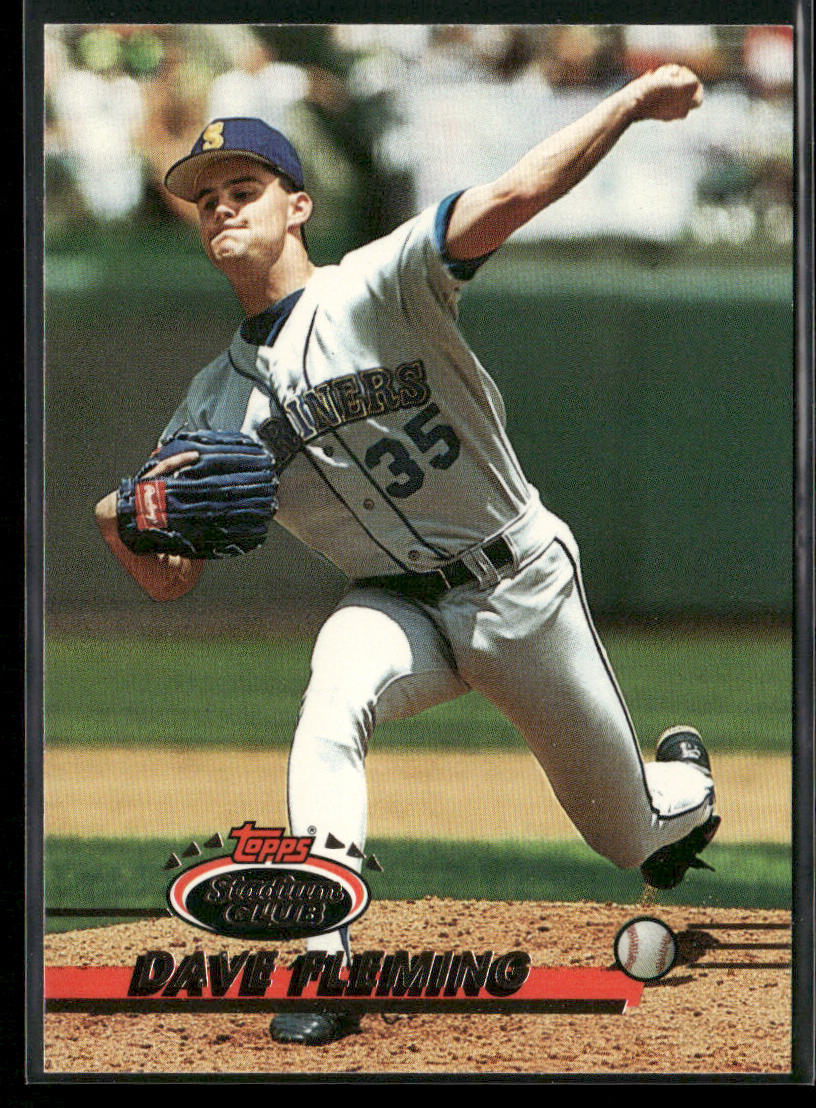 Dave Fleming 1993 Stadium Club #358 Seattle Mariners