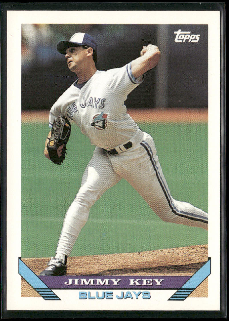 Jimmy Key 1993 Topps #596 Toronto Blue Jays
