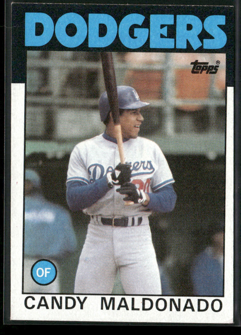Candy Maldonado 1986 Topps #87 Los Angeles Dodgers