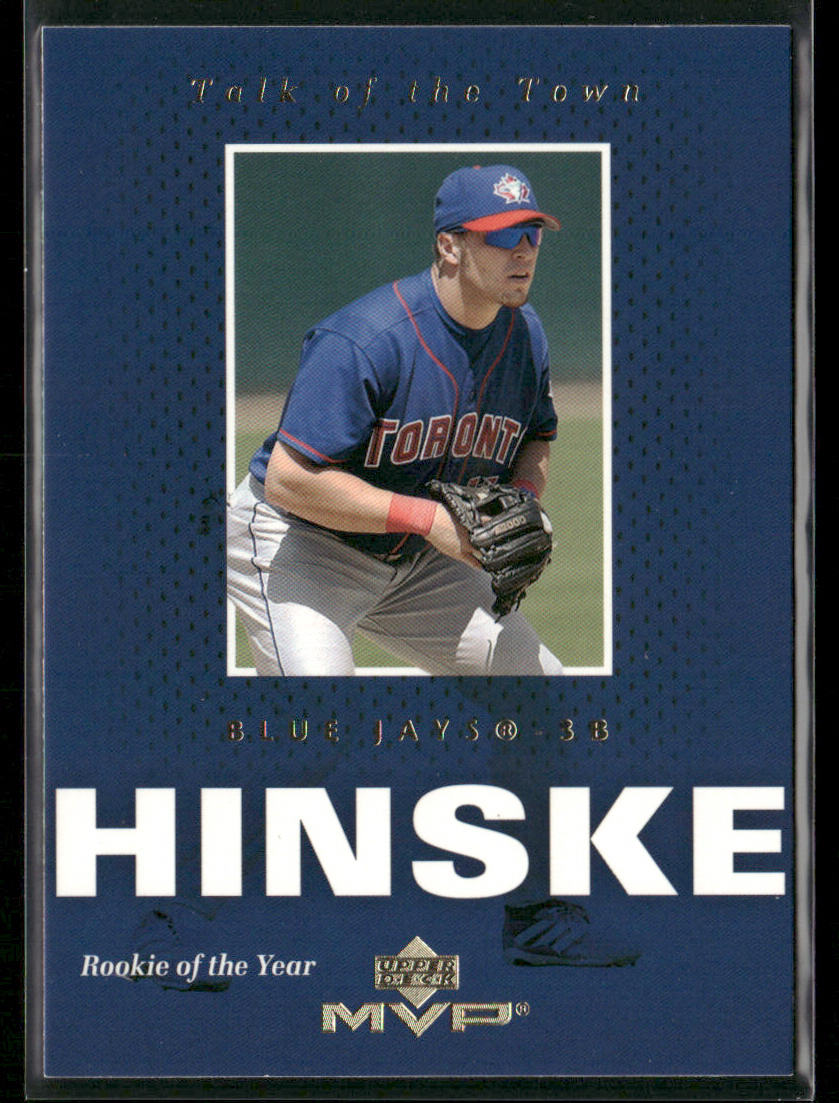 Eric Hinske 2003 Upper Deck MVP Talk of the Town #TT15 Toronto Blue Jays