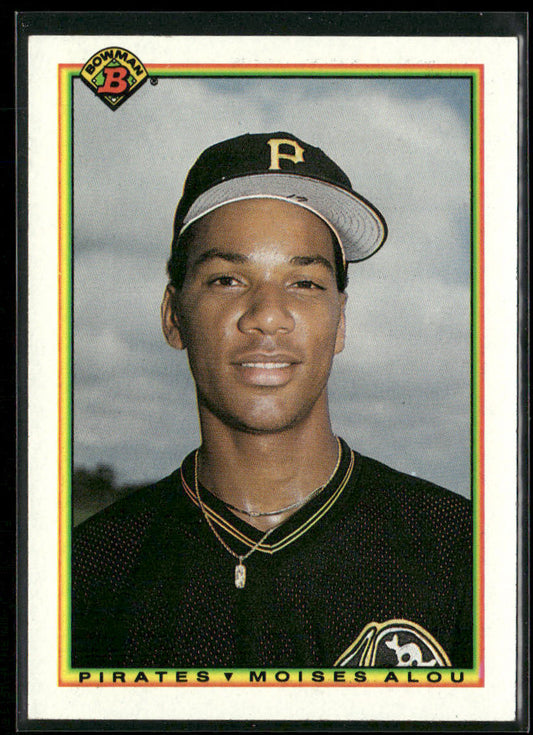 Moises Alou 1990 Bowman #178 RC Pittsburgh Pirates