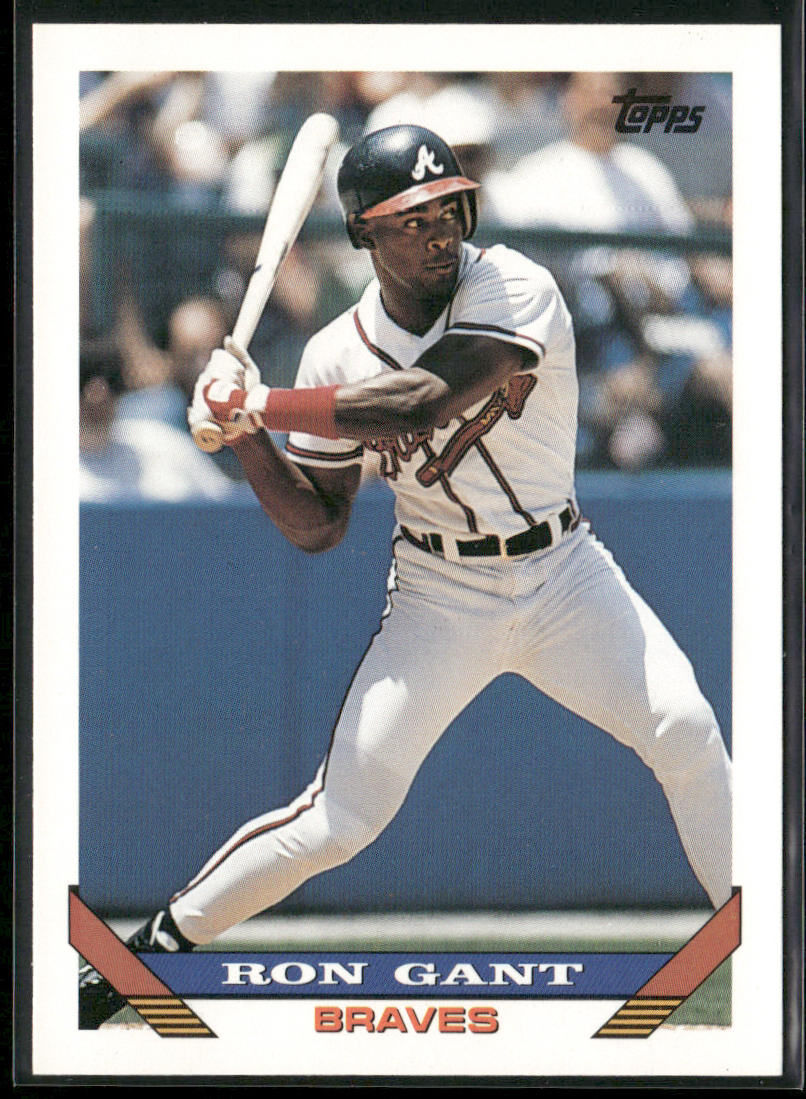 Ron Gant 1993 Topps #393 Atlanta Braves