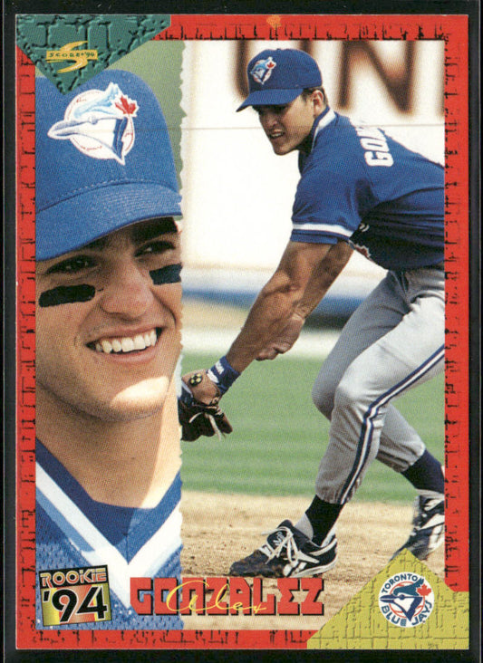 Alex Gonzalez 1994 Score Rookie & Traded #RT145 Toronto Blue Jays