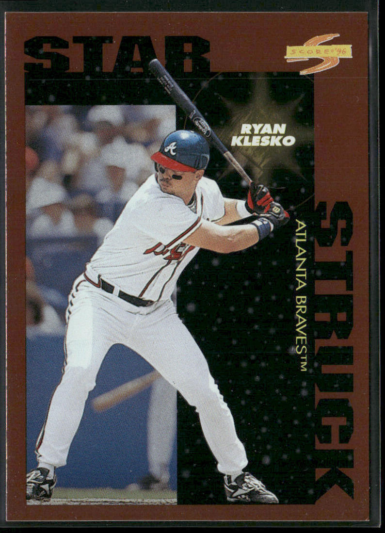 Ryan Klesko 1996 Score Dugout Collection (Series Two) #93 Atlanta Braves