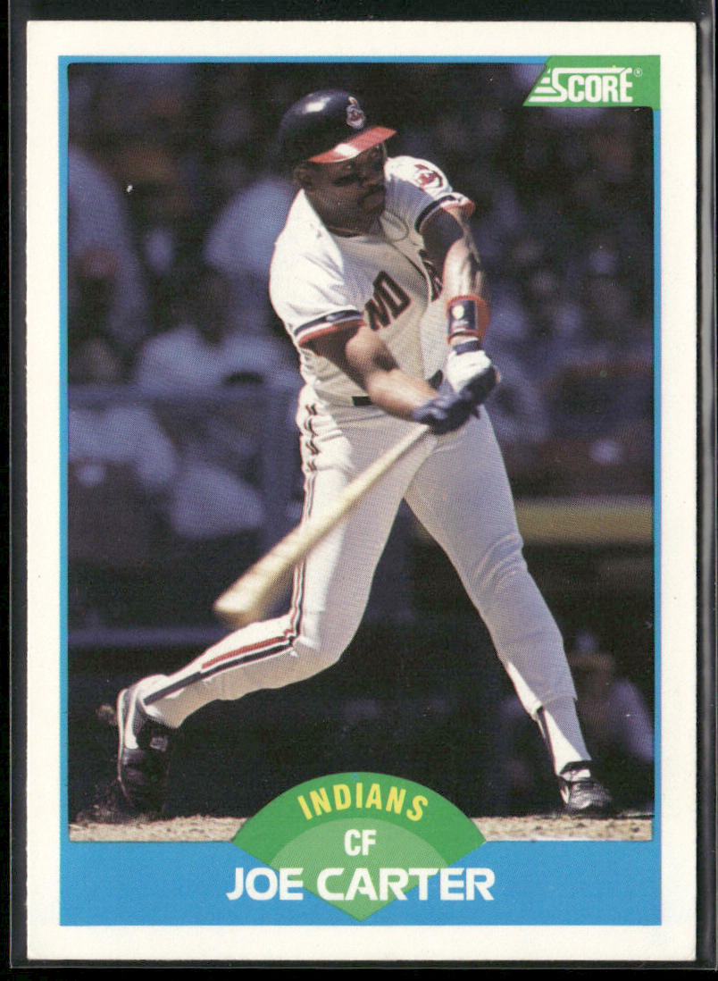 Joe Carter 1989 Score #213 Cleveland Indians
