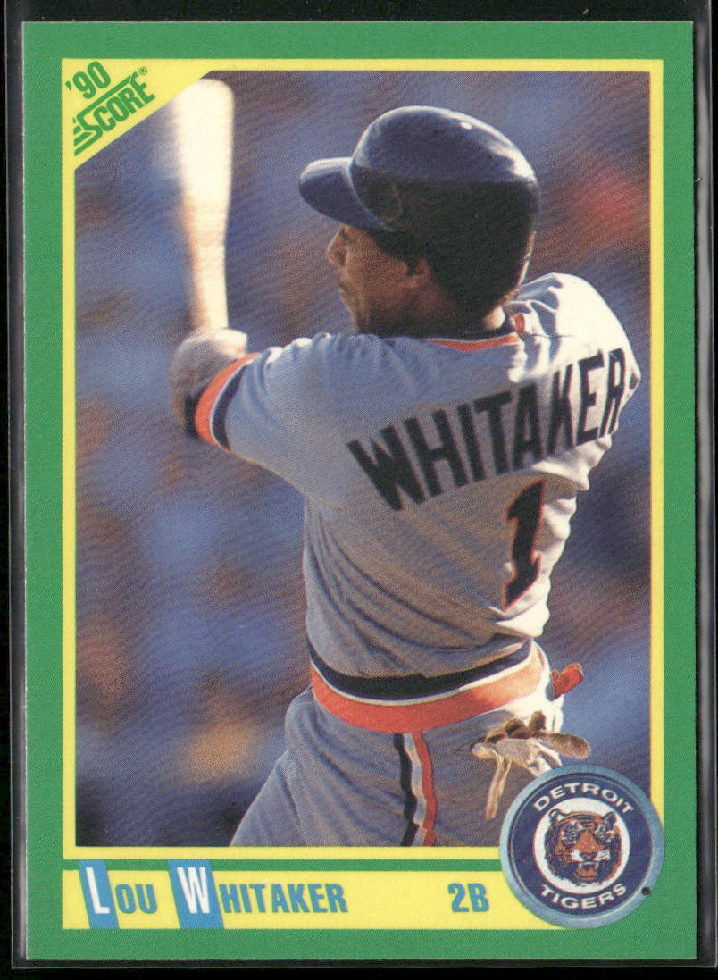 Lou Whitaker 1990 Score #75 Detroit Tigers