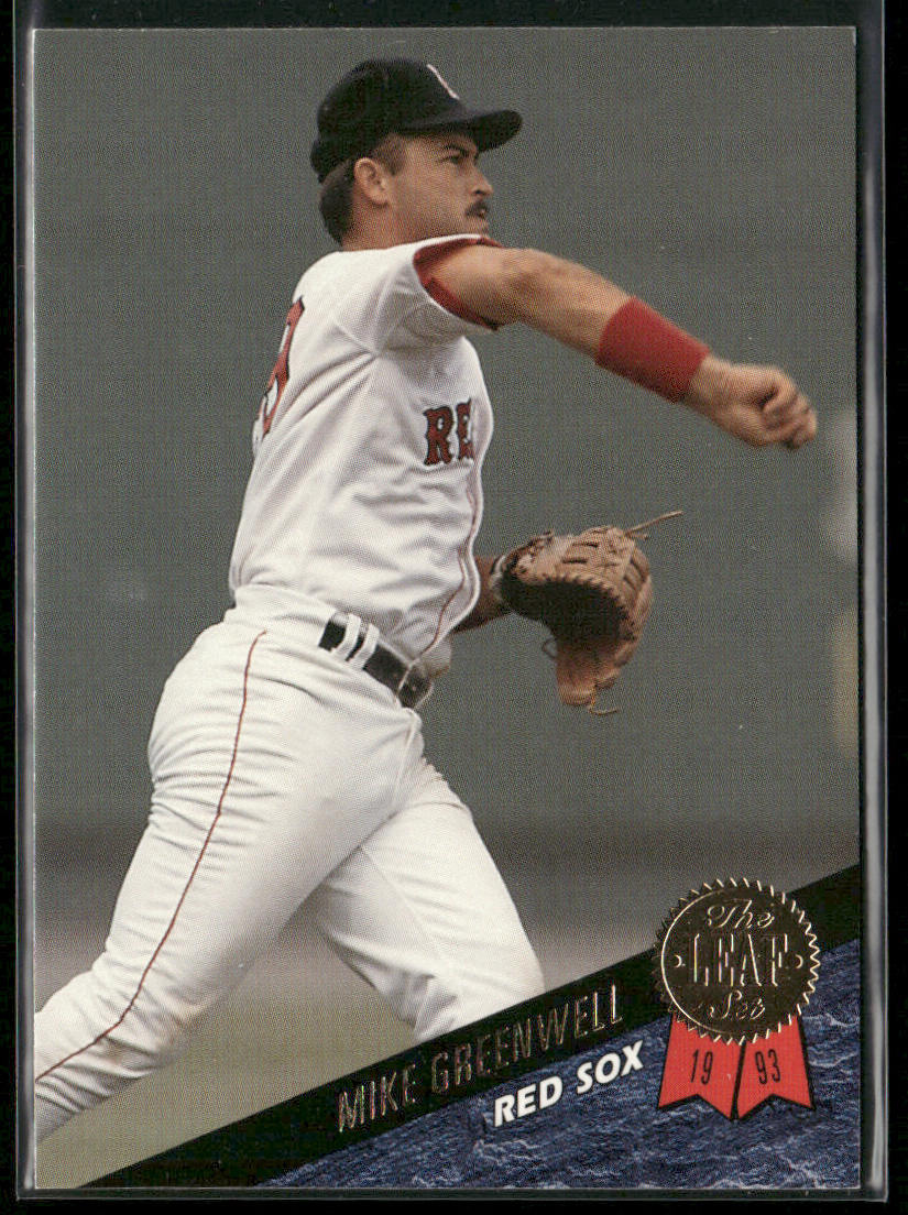 Mike Greenwell 1993 Leaf #197 Boston Red Sox