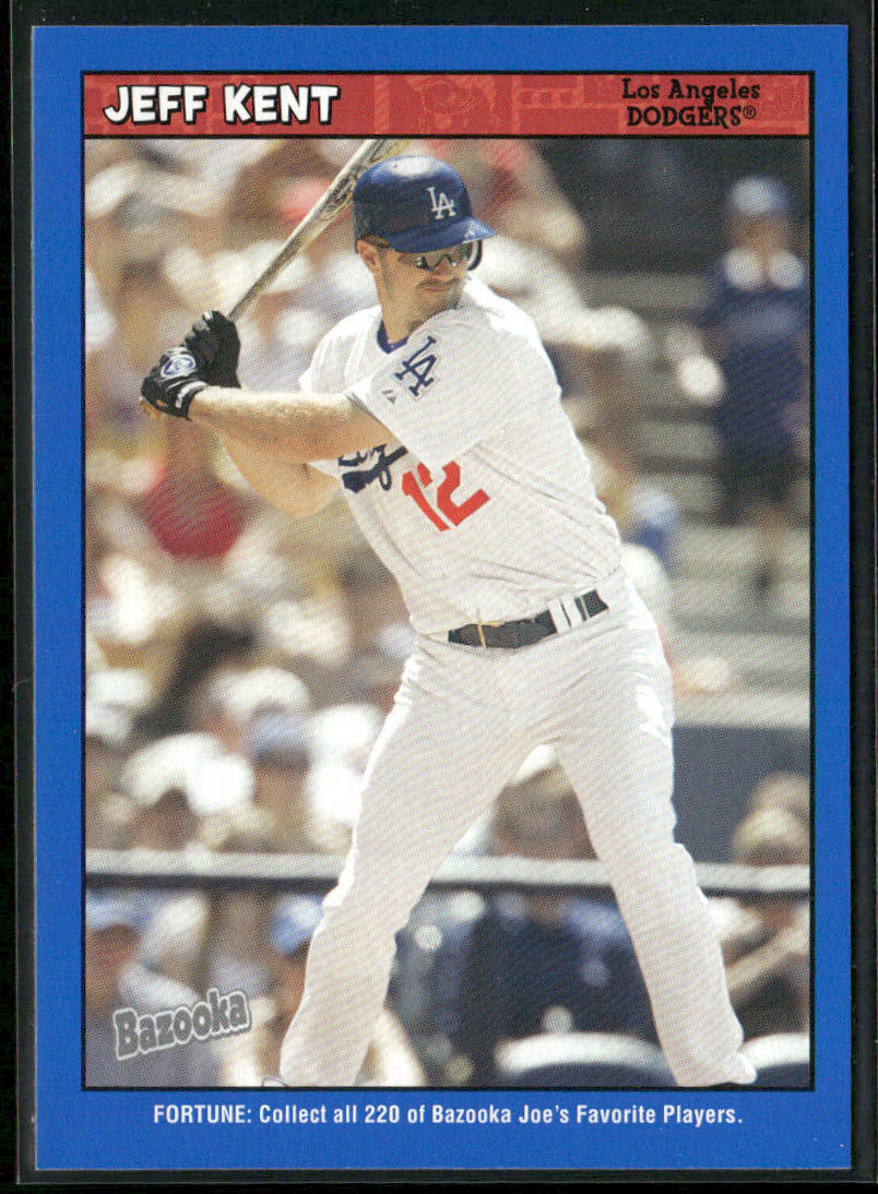 Jeff Kent 2006 Bazooka Blue Fortune #159 Los Angeles Dodgers