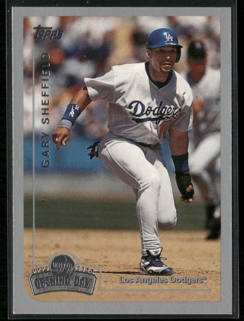 Gary Sheffield 1999 Topps Opening Day #30 Los Angeles Dodgers