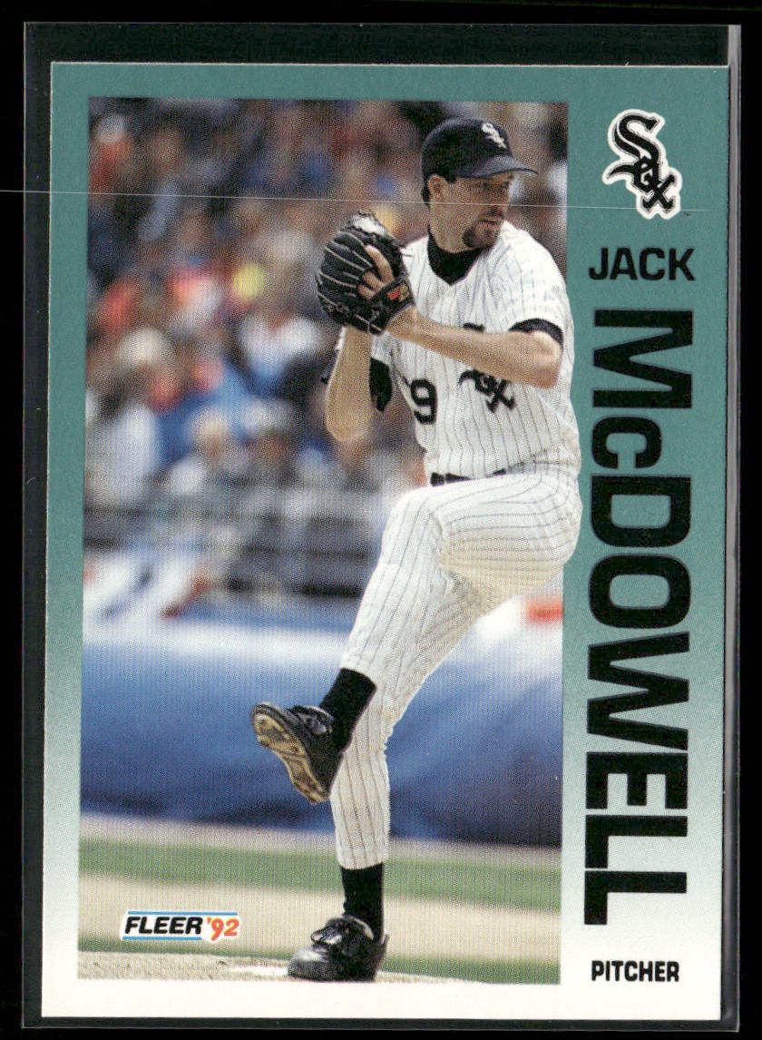 Jack McDowell 1992 Fleer #89b Chicago White Sox