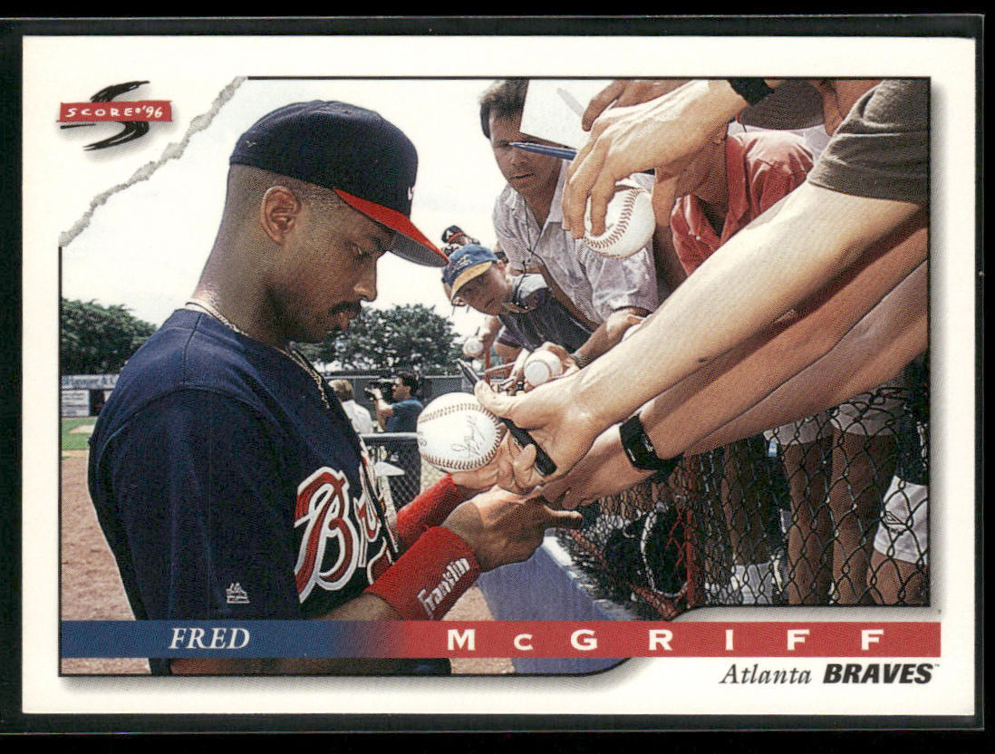Fred McGriff 1996 Score #84 Atlanta Braves