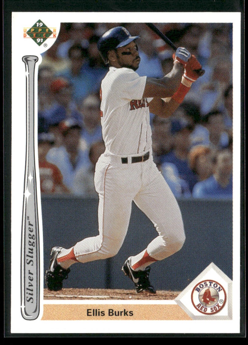 Ellis Burks 1991 Upper Deck Silver Sluggers #SS10 Boston Red Sox