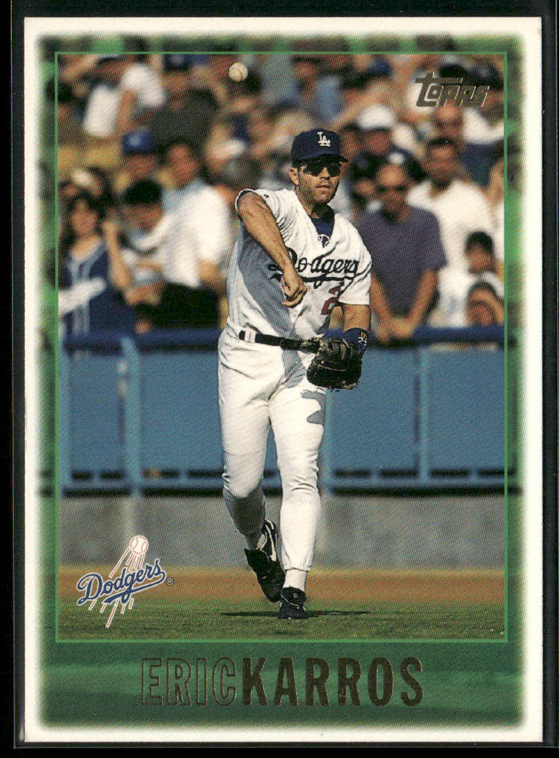Eric Karros 1997 Topps #321 Los Angeles Dodgers