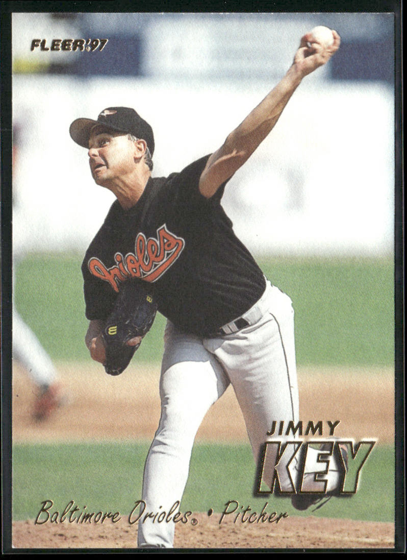 Jimmy Key 1997 Fleer #585 Baltimore Orioles