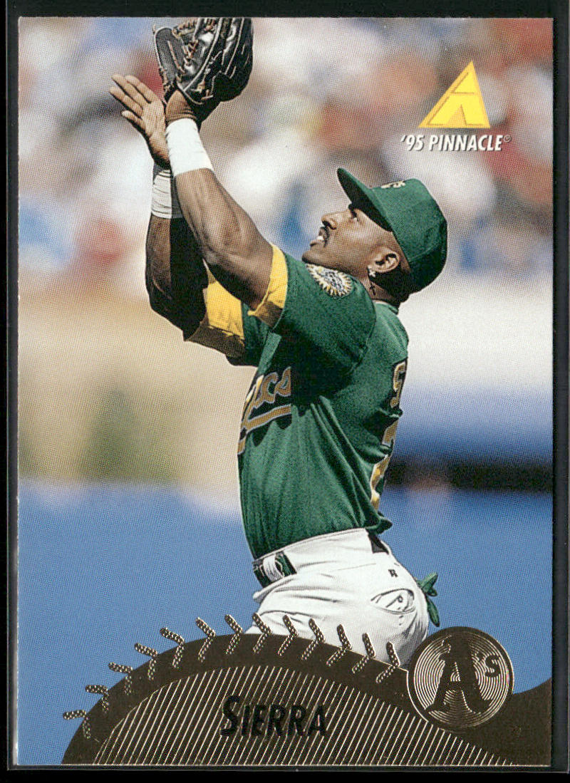 Ruben Sierra 1995 Pinnacle #45 Oakland Athletics