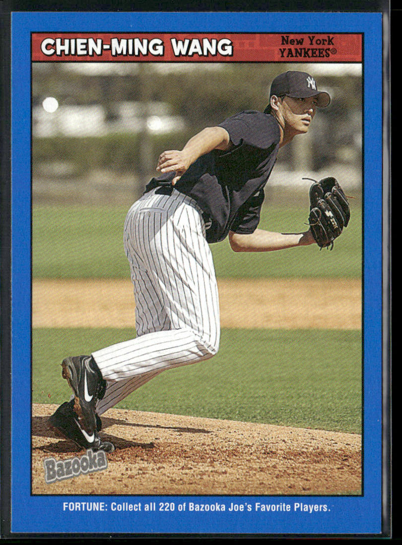 Chien-Ming Wang 2006 Bazooka Blue Fortune #79 New York Yankees