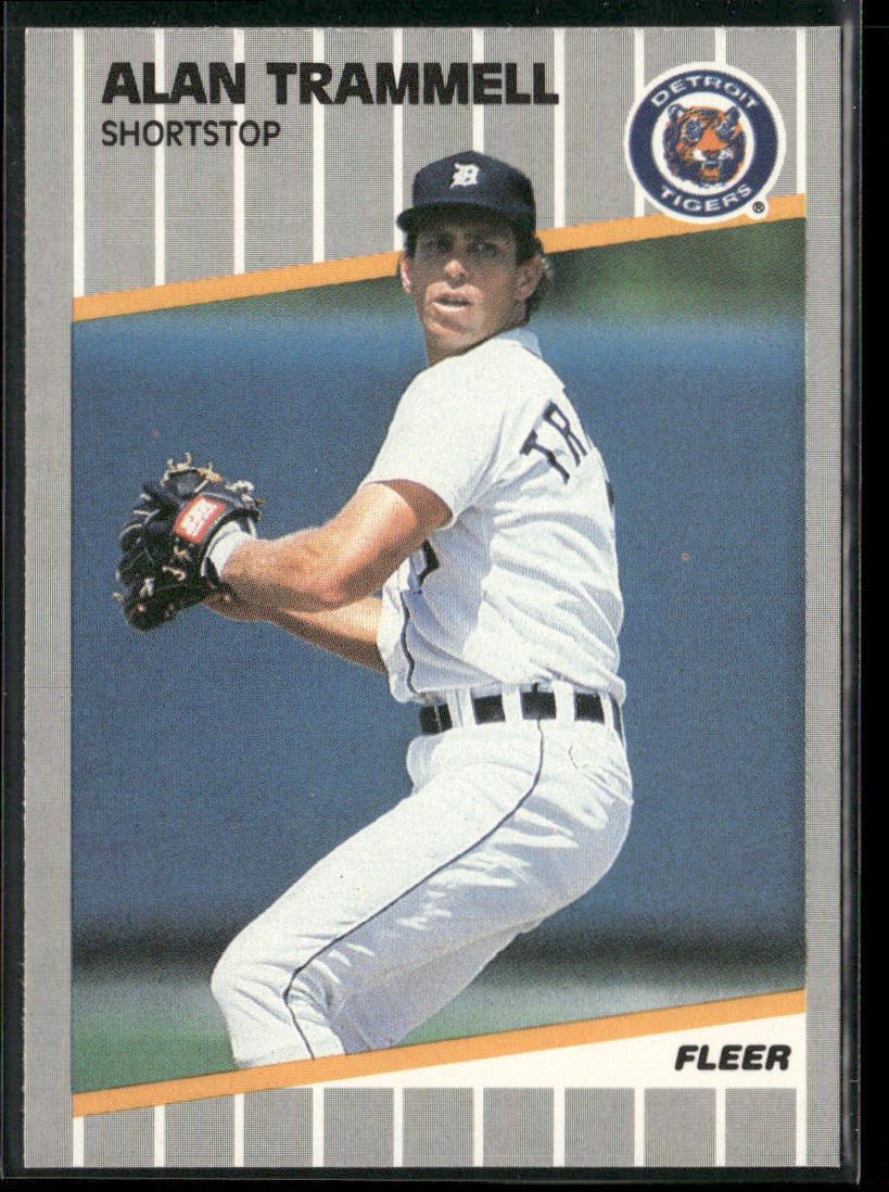 Alan Trammell 1989 Fleer #148 Detroit Tigers