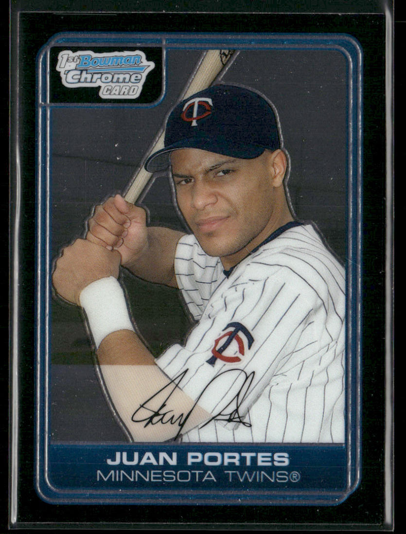 Juan Portes 2006 Bowman Chrome Prospects #BC37 Minnesota Twins