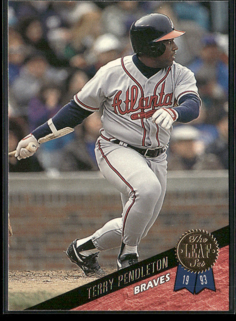 Terry Pendleton 1993 Leaf #387 Atlanta Braves