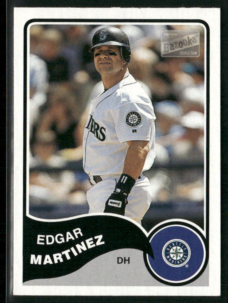Edgar Martinez 2003 Bazooka #185 Seattle Mariners