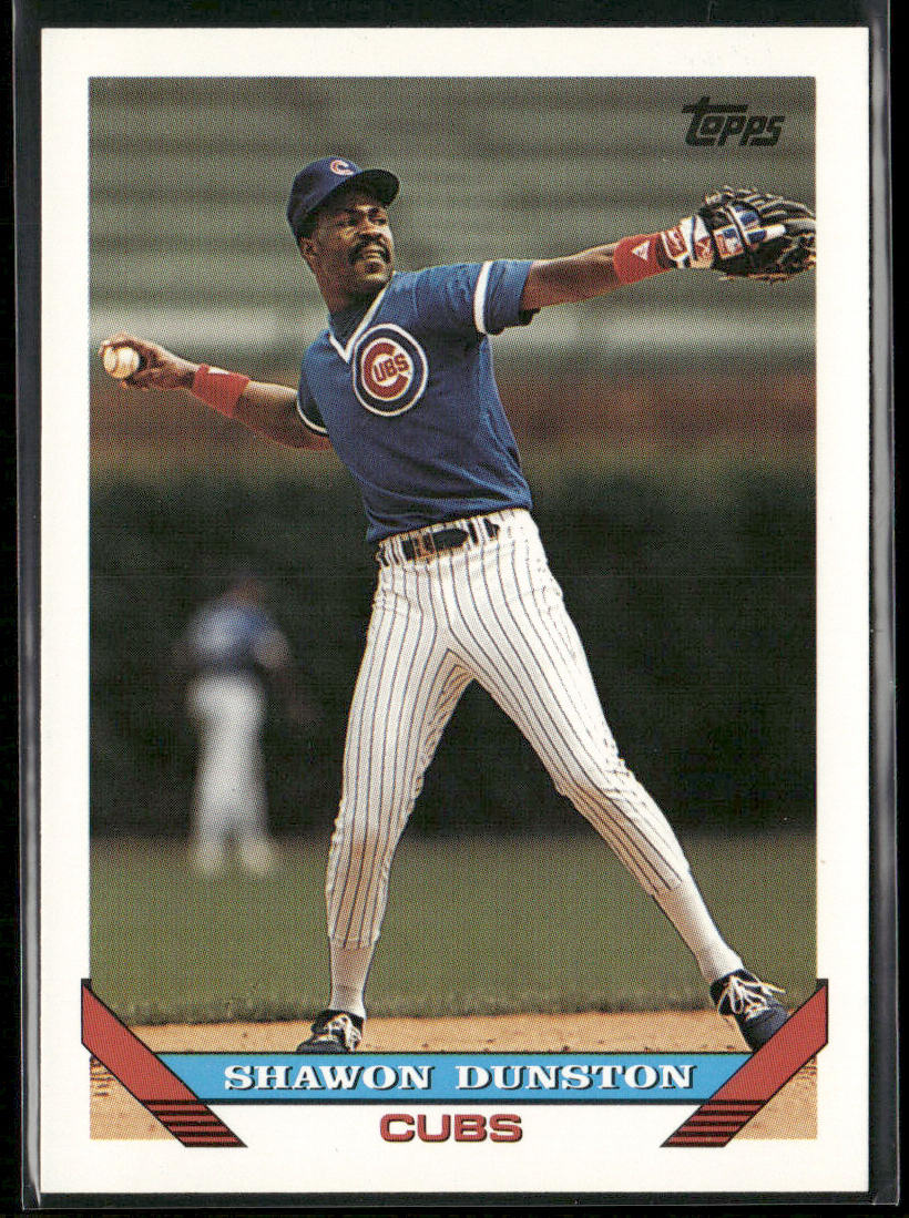 Shawon Dunston 1993 Topps #595 Chicago Cubs
