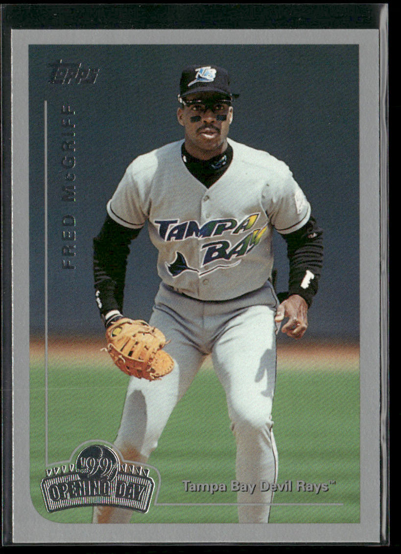Fred McGriff 1999 Topps Opening Day #82 Tampa Bay Devil Rays