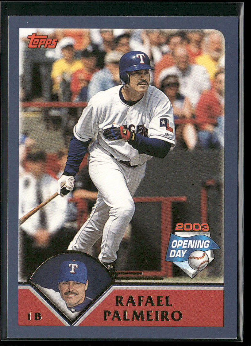 Rafael Palmeiro 2003 Topps Opening Day #28 Texas Rangers