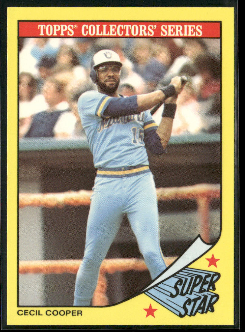 Cecil Cooper 1986 Topps Baseball Champion Superstars #8 Milwaukee Brewers