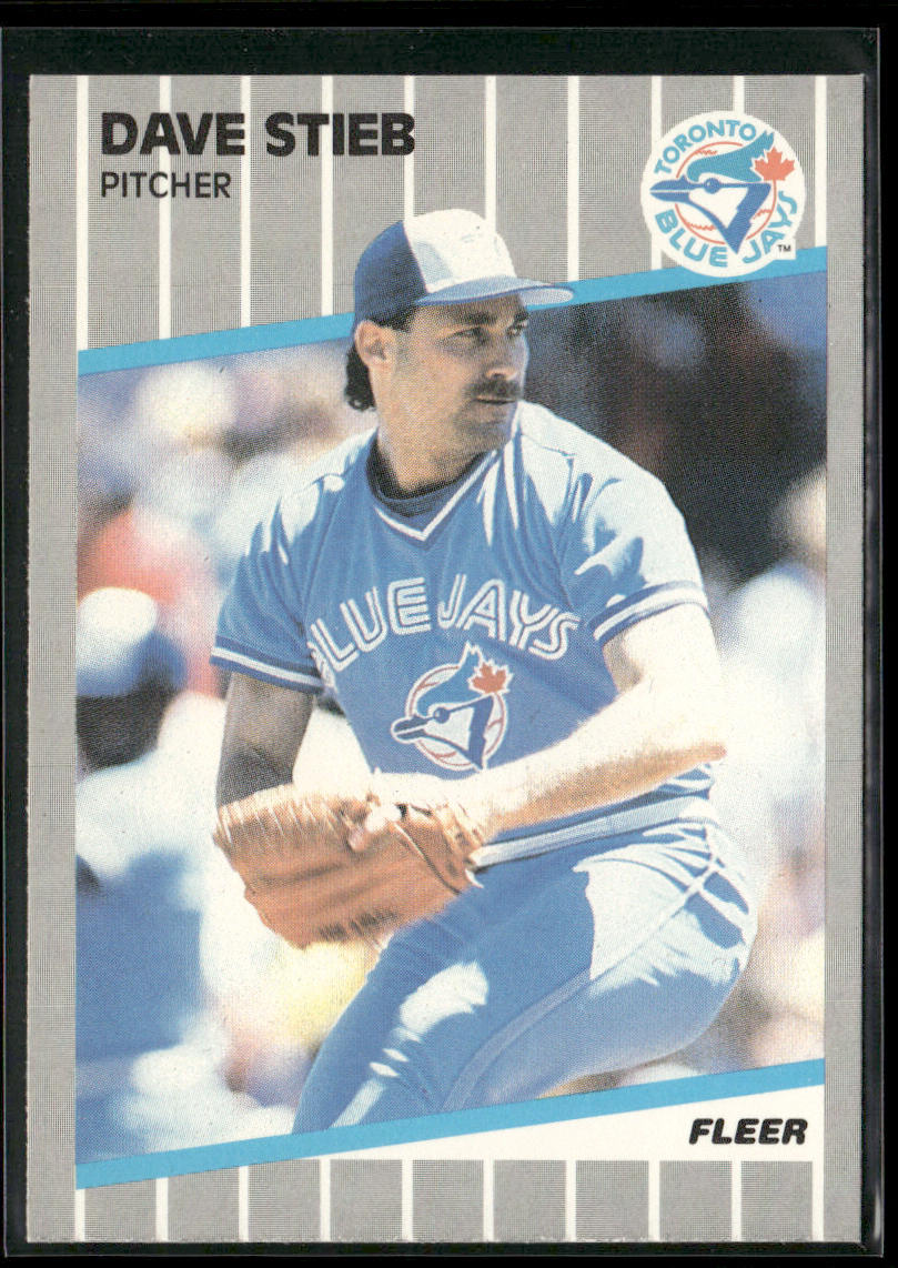Dave Stieb 1989 Fleer #244 Toronto Blue Jays