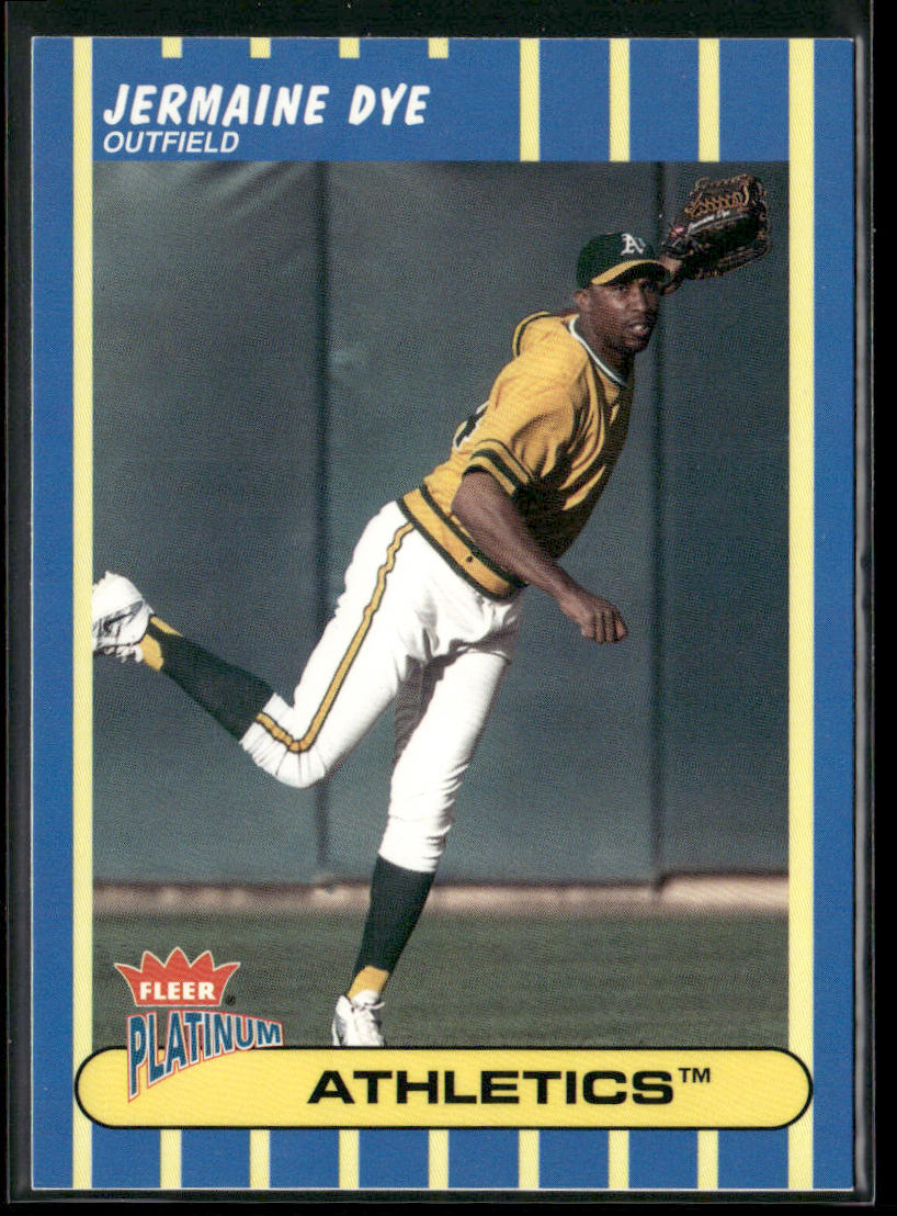 Jermaine Dye 2003 Fleer Platinum #152 Oakland Athletics