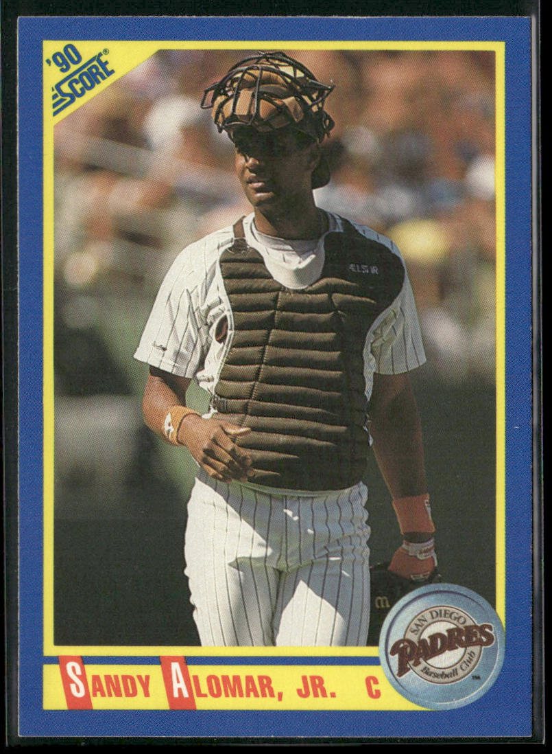 Sandy Alomar, Jr. 1990 Score #577 San Diego Padres