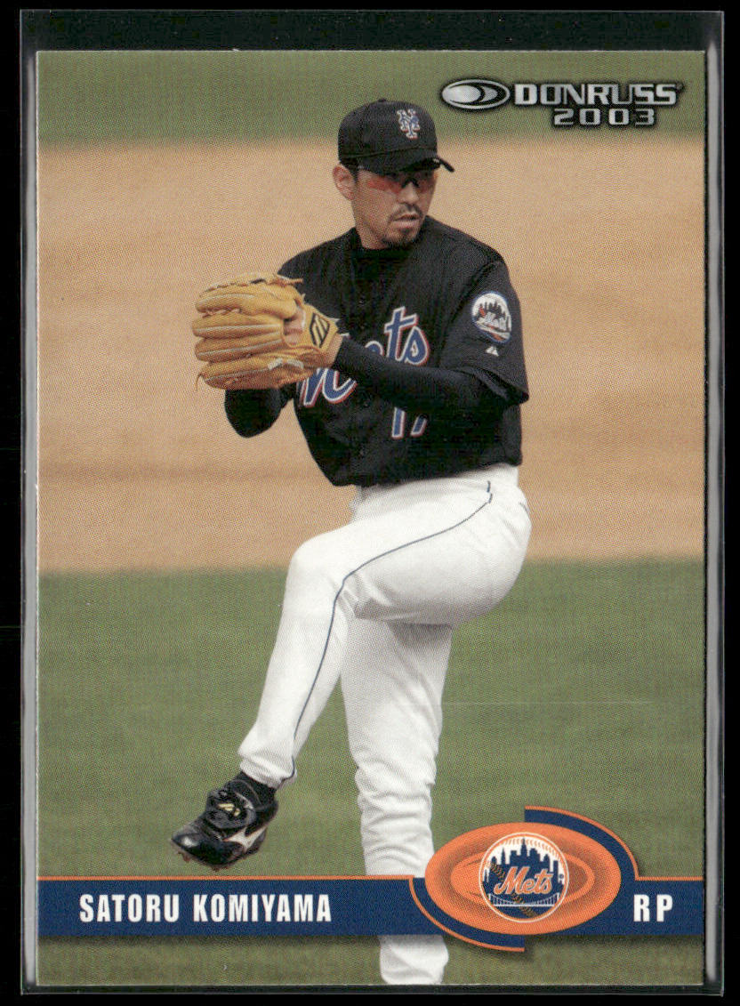 Satoru Komiyama 2003 Donruss #345 New York Mets