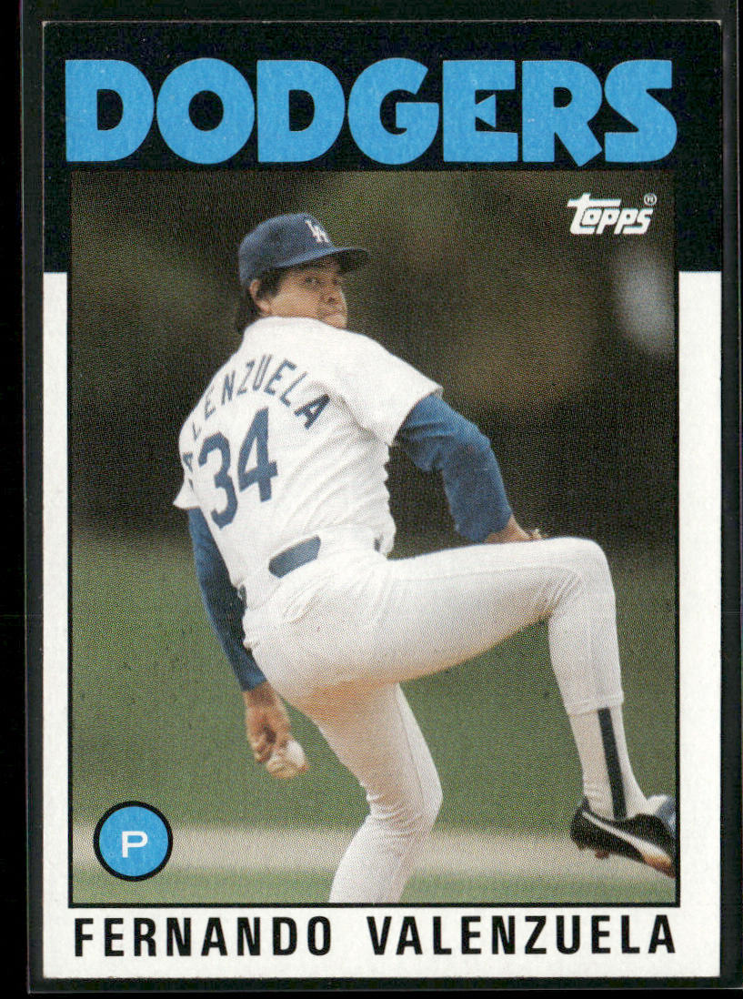 Fernando Valenzuela 1986 Topps #630 Los Angeles Dodgers