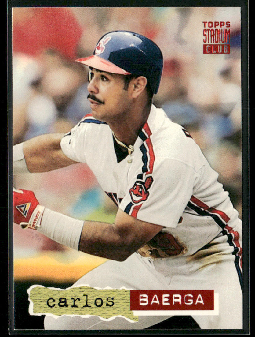 Carlos Baerga 1994 Stadium Club #169 Cleveland Indians