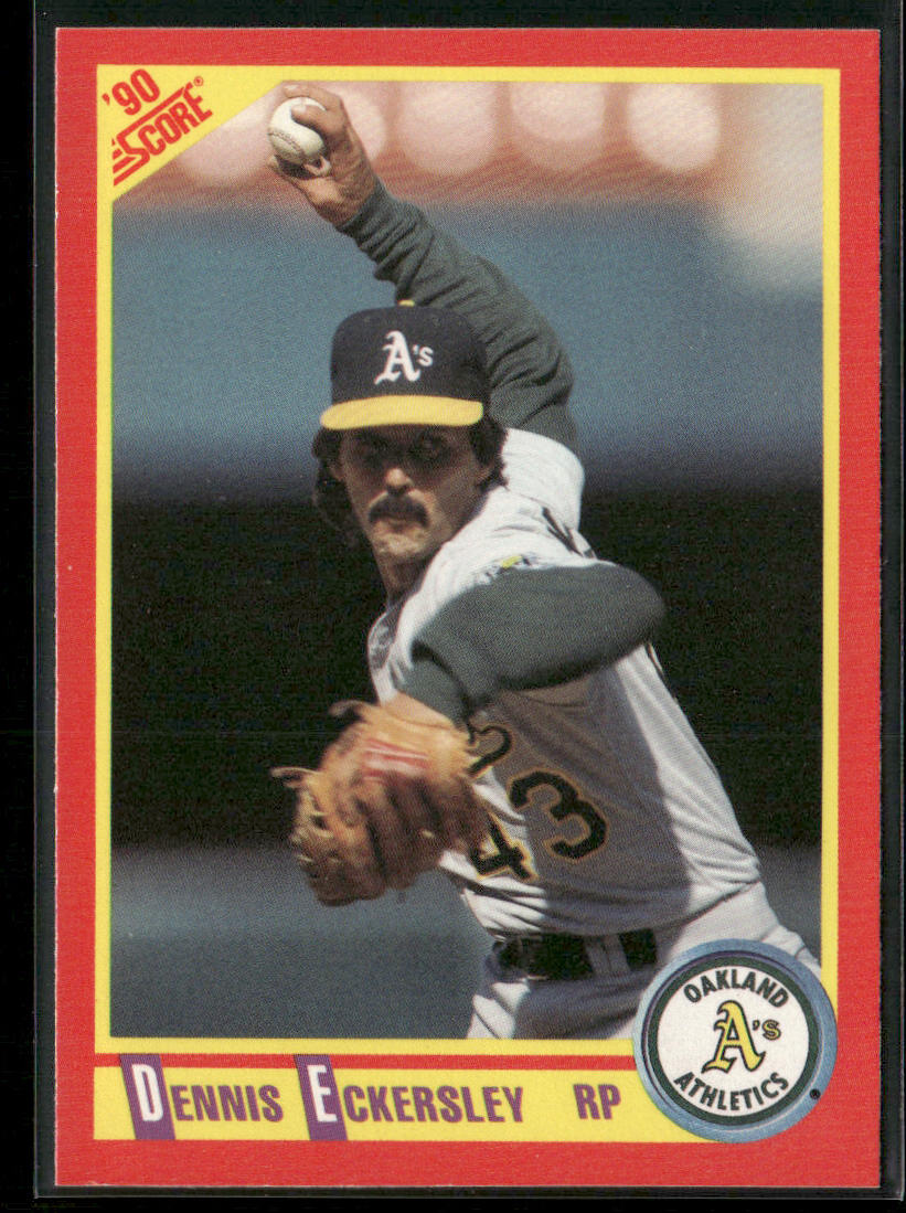 Dennis Eckersley 1990 Score #315 Oakland Athletics