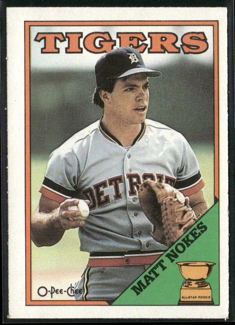 Matt Nokes 1988 O-Pee-Chee #266 RC Detroit Tigers