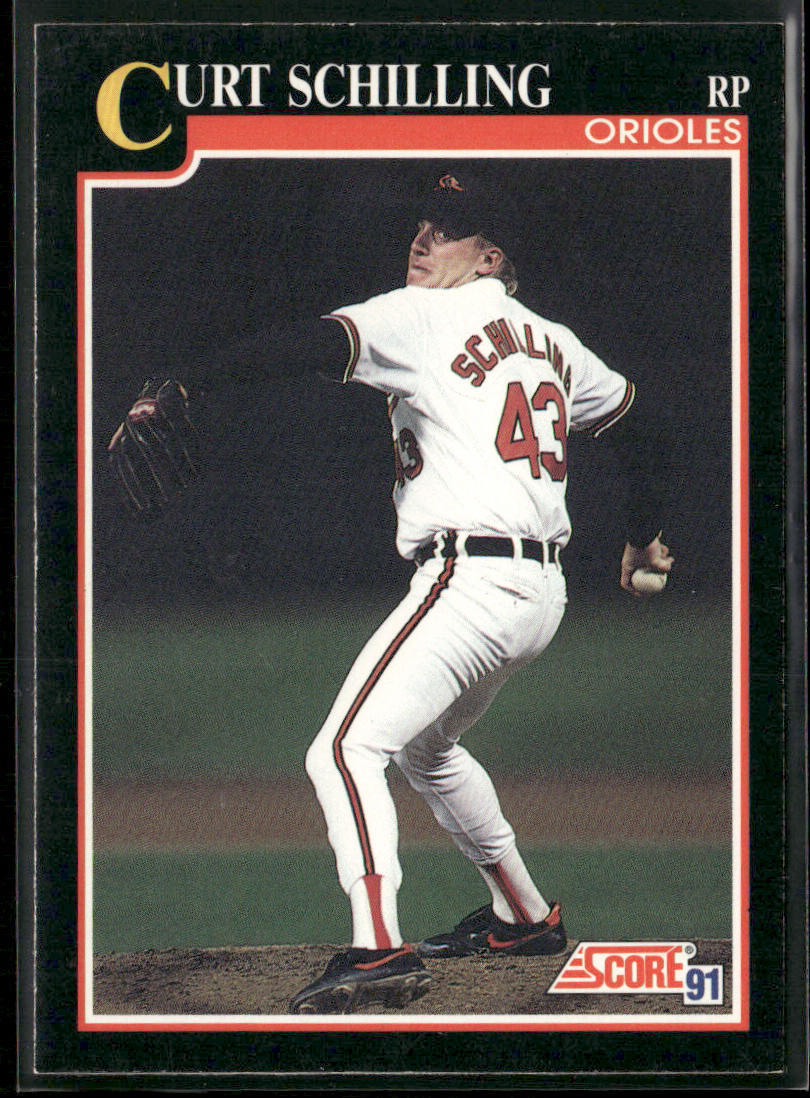 Curt Schilling 1991 Score #788 Baltimore Orioles