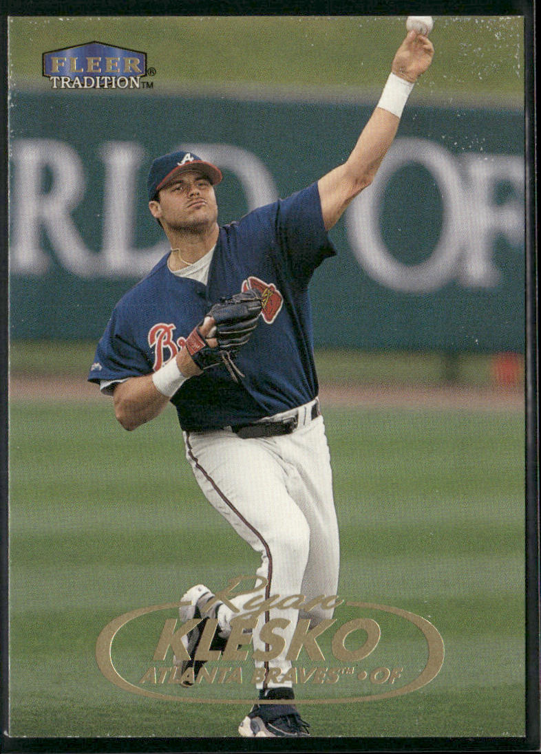 Ryan Klesko 1998 Fleer Tradition #382 Atlanta Braves
