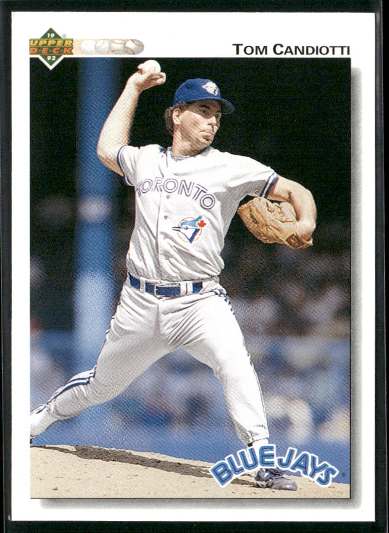 Tom Candiotti 1992 Upper Deck #447 Toronto Blue Jays