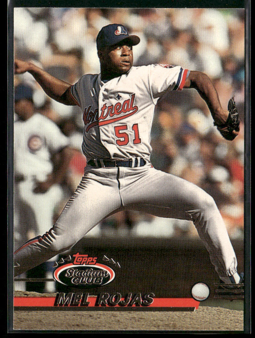 Mel Rojas 1993 Stadium Club #553 Montreal Expos