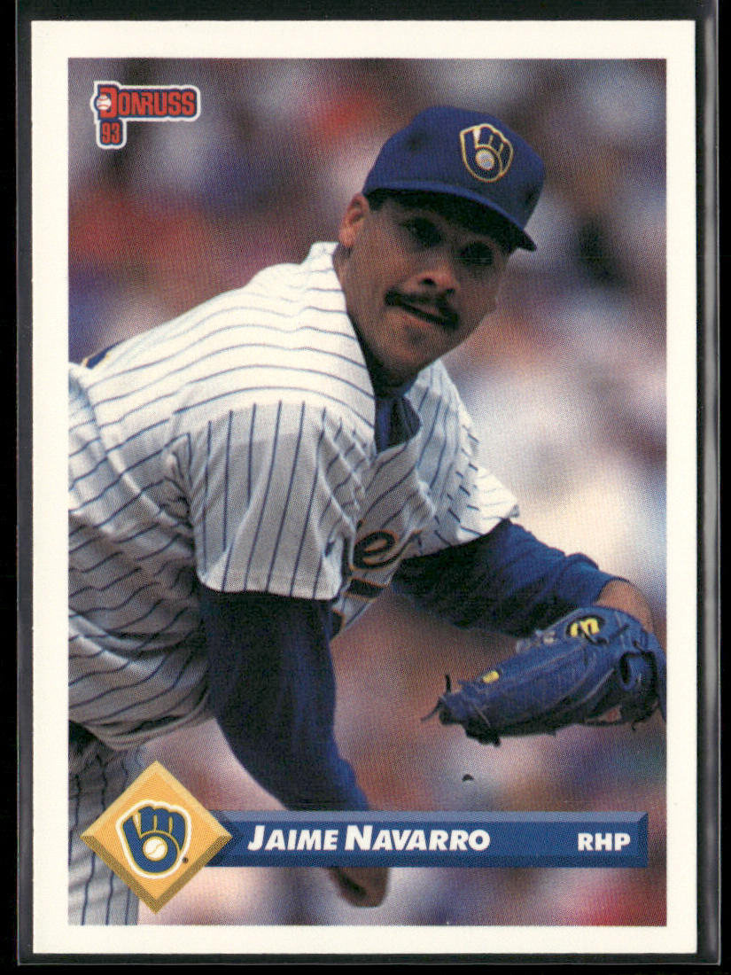 Jaime Navarro 1993 Donruss #281 Milwaukee Brewers