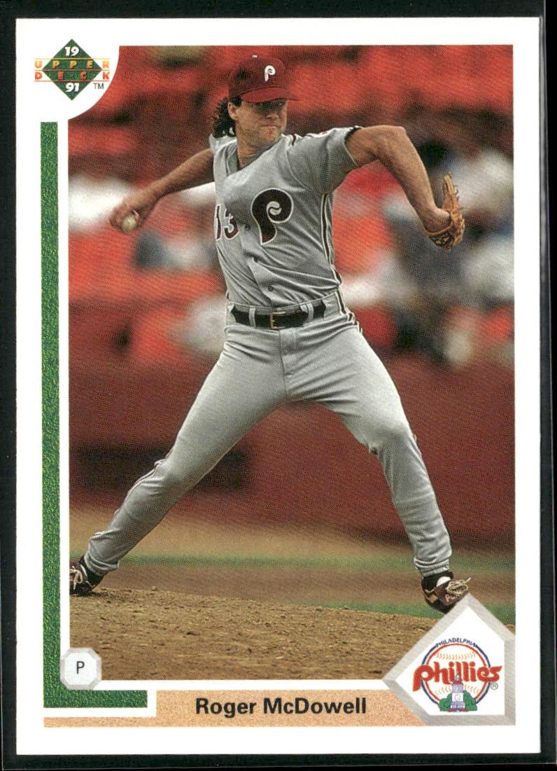 Roger McDowell 1991 Upper Deck #406e Philadelphia Phillies