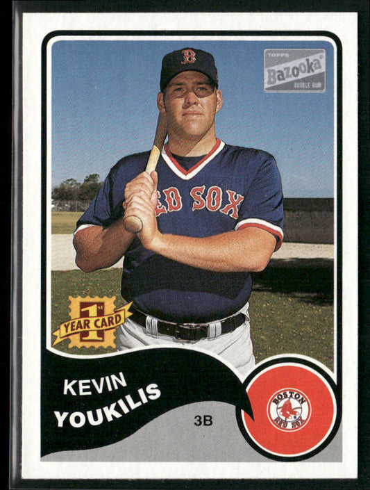 Kevin Youkilis 2003 Bazooka #182 RC Boston Red Sox front