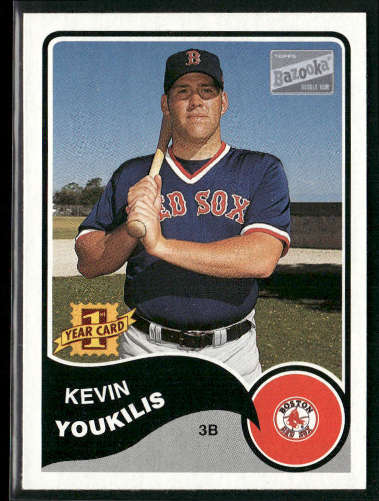 Kevin Youkilis 2003 Bazooka #182 RC Boston Red Sox front
